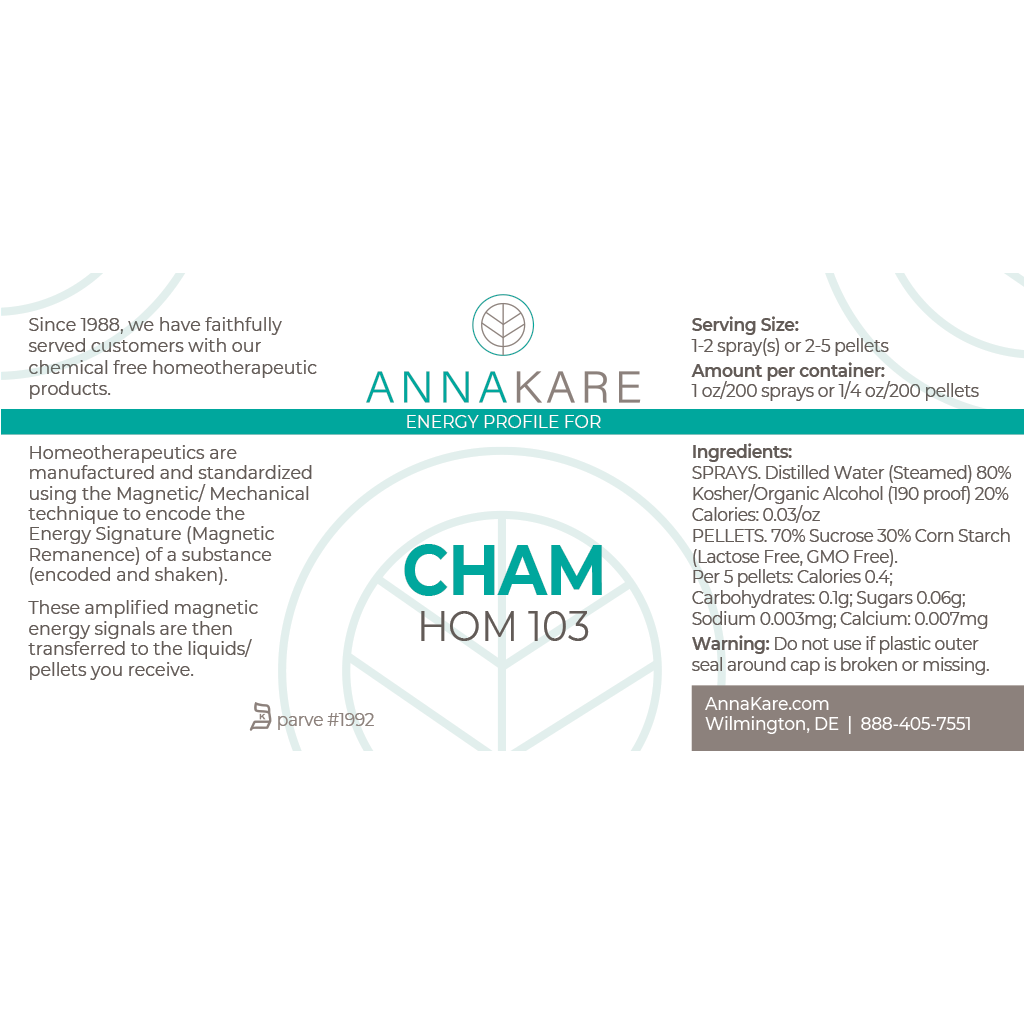 Cham - HOM 103 - HomeopathyStore.com