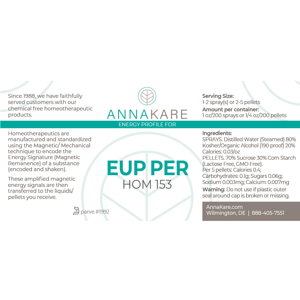 Eup Per - HOM 153 - HomeopathyStore.com