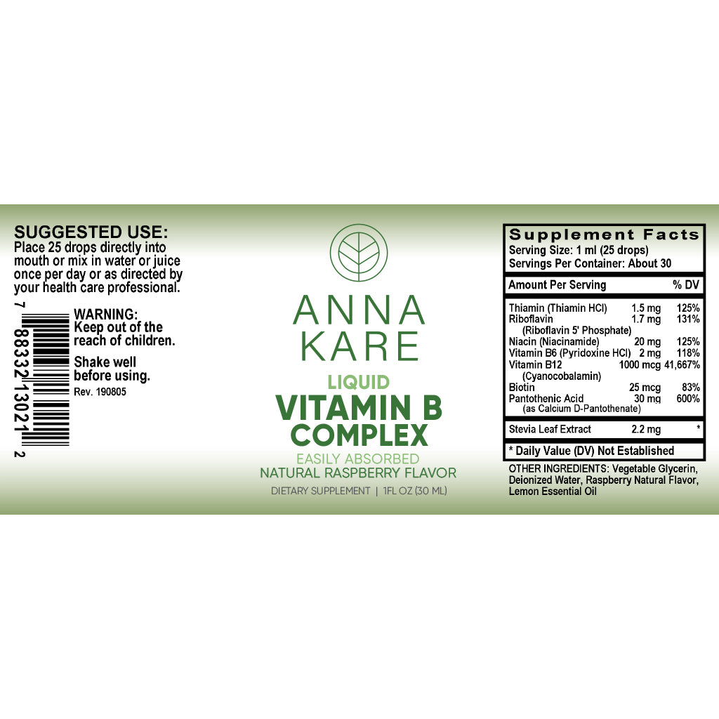 Liquid Vitamin B Complex - HomeopathyStore.com