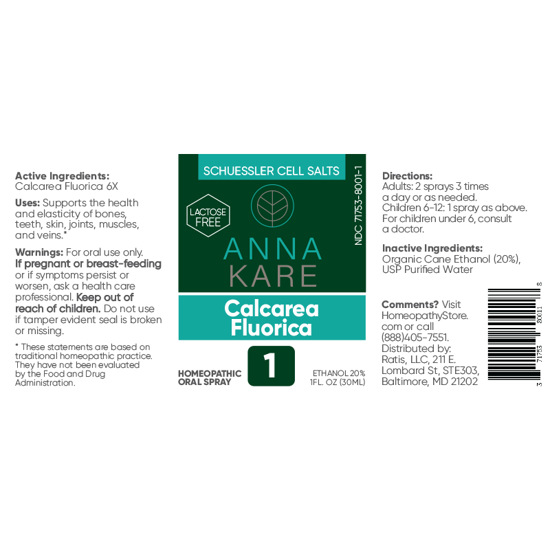 Cell Salt Calcarea Fluorica #1 - HomeopathyStore.com