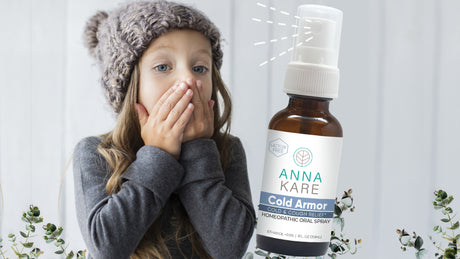 Use AnnaKare Cold Armor for homeoathic relief from a cold and cough