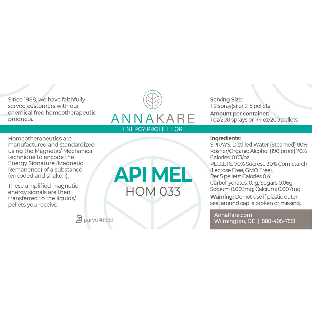 Api Mel - HOM 033 - HomeopathyStore.com