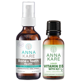 Bone & Teeth Health Cell Salts + Liquid Vitamin D3 with K2 Bundle