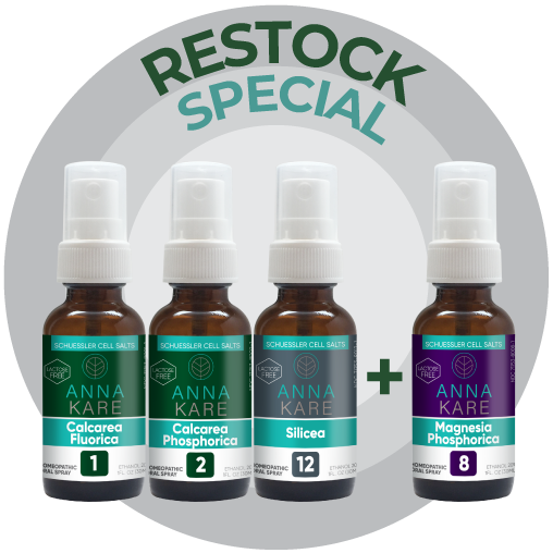 Dental Health & Emergency Cell Salts Kit - 4 Oral Sprays - HomeopathyStore.com