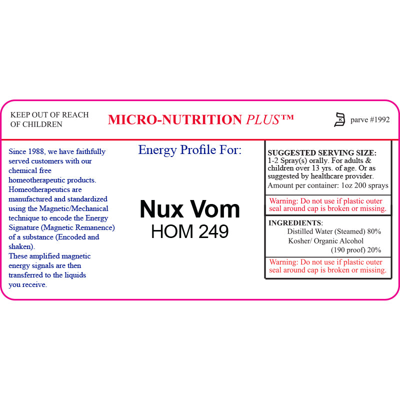 Nux Vom - HOM 249