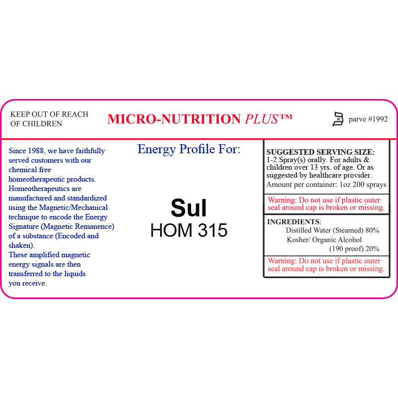 Sul - HOM 315