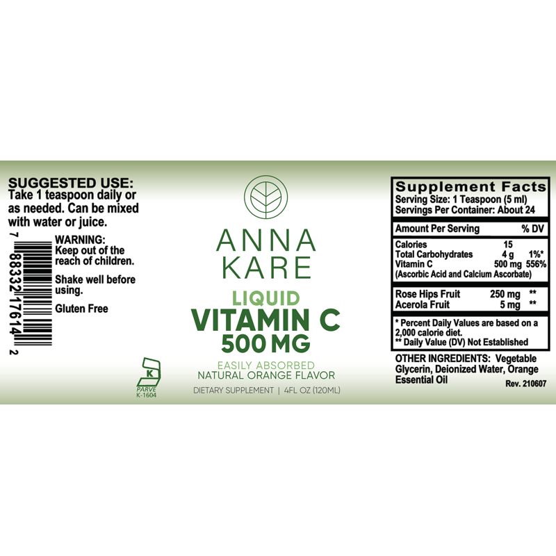 Liquid Vitamin C 500 MG