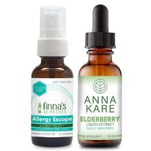 Allergy Escape & Elderberry Liquid Extract Combo