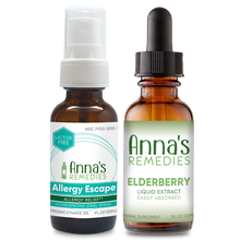 Allergy Escape & Elderberry Liquid Extract Combo